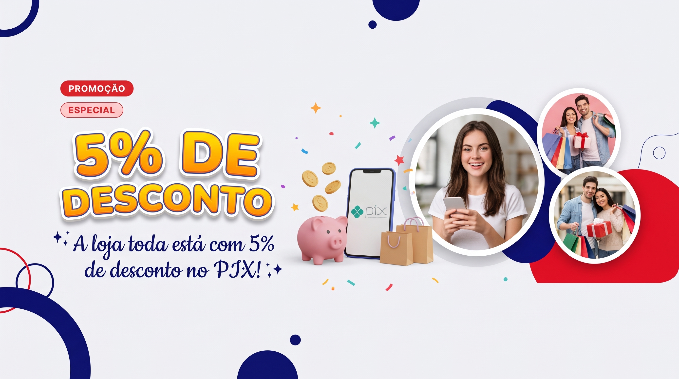 5% de Desconto no PIX
