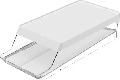 Organizador de Ovos Clear Roll Branco para 14 Unidades